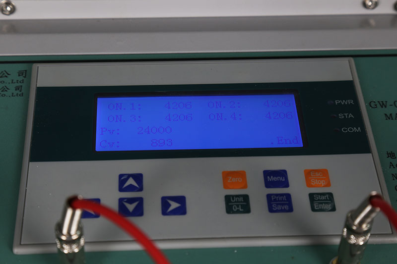 Machine de test en cuir étanche à affichage numérique pour laboratoire